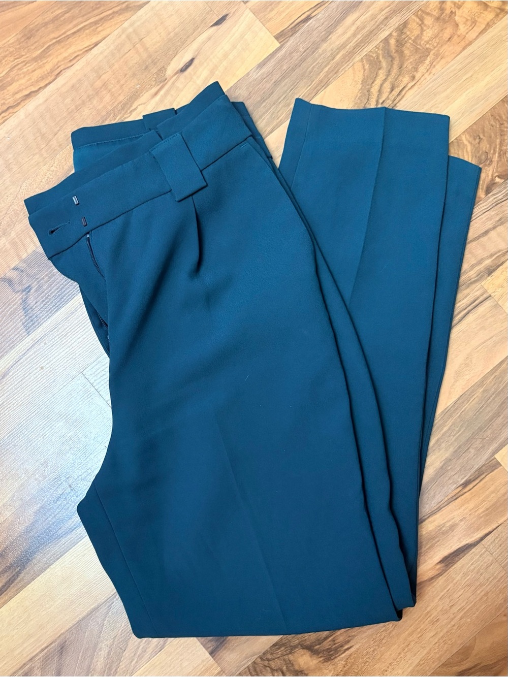 Express Teal Women's Cropped Dress Pants